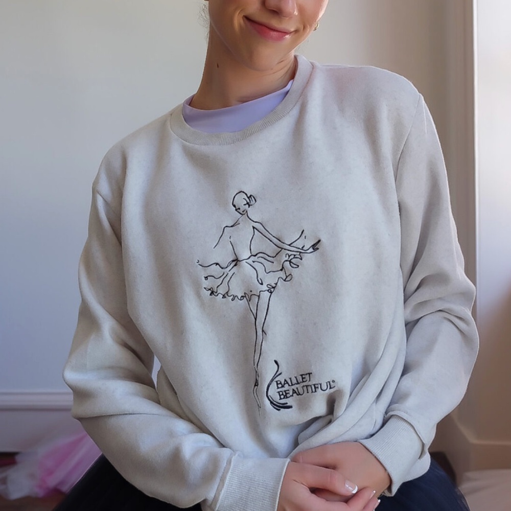Ballet Beautiful Cozy Ballerina Weekend Sweatshirt 🩰